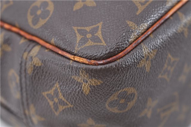 Authentic LOUIS VUITTON Monogram Deauville Hand Bag Purse M47270 LV 8259C