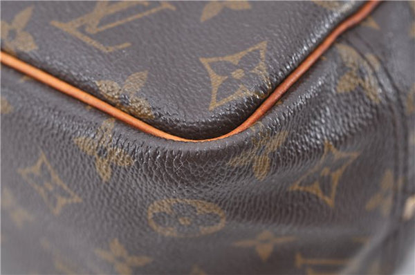 Authentic LOUIS VUITTON Monogram Deauville Hand Bag Purse M47270 LV 8259C