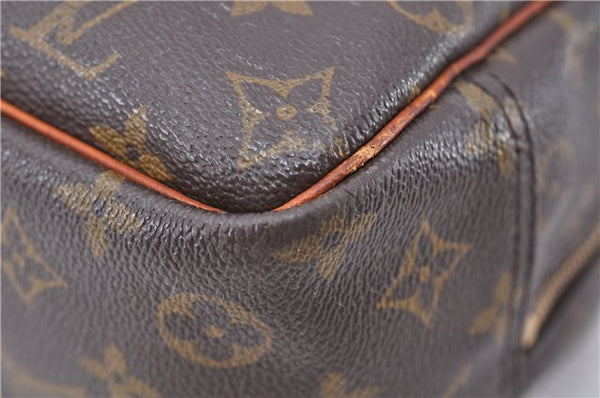 Authentic LOUIS VUITTON Monogram Deauville Hand Bag Purse M47270 LV 8259C