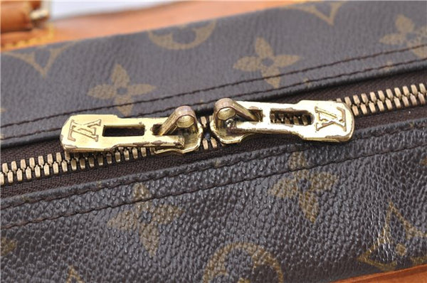 Authentic LOUIS VUITTON Monogram Deauville Hand Bag Purse M47270 LV 8259C