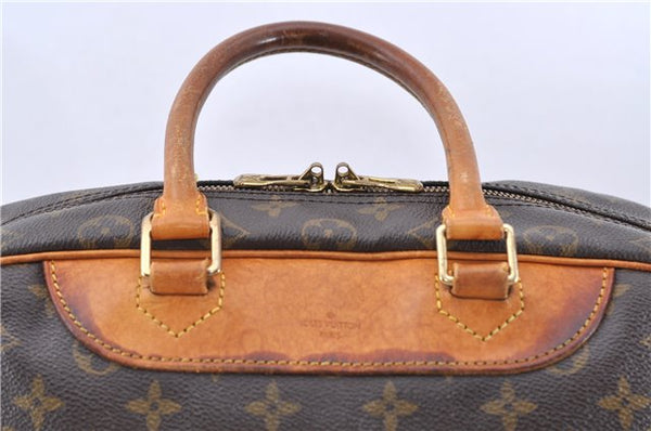 Authentic LOUIS VUITTON Monogram Deauville Hand Bag Purse M47270 LV 8259C