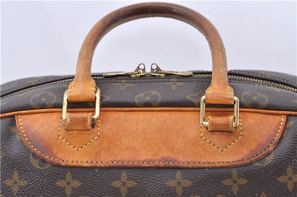 Authentic LOUIS VUITTON Monogram Deauville Hand Bag Purse M47270 LV 8259C
