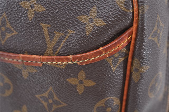 Authentic LOUIS VUITTON Monogram Deauville Hand Bag Purse M47270 LV 8259C