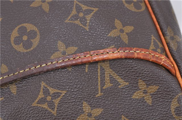 Authentic LOUIS VUITTON Monogram Deauville Hand Bag Purse M47270 LV 8259C