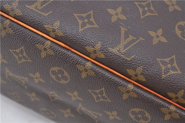 Authentic LOUIS VUITTON Monogram Deauville Hand Bag Purse M47270 LV 8259C