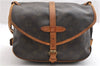 Authentic Louis Vuitton Monogram Saumur 30 Shoulder Cross Bag M42256 LV 8261F