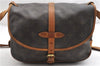 Authentic Louis Vuitton Monogram Saumur 30 Shoulder Cross Bag M42256 LV 8261F