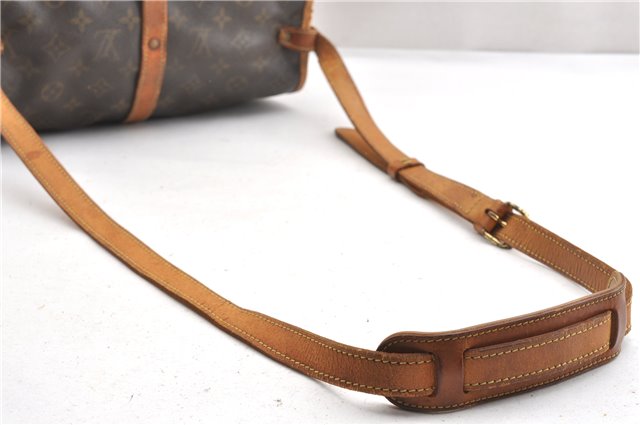 Authentic Louis Vuitton Monogram Saumur 30 Shoulder Cross Bag M42256 LV 8261F
