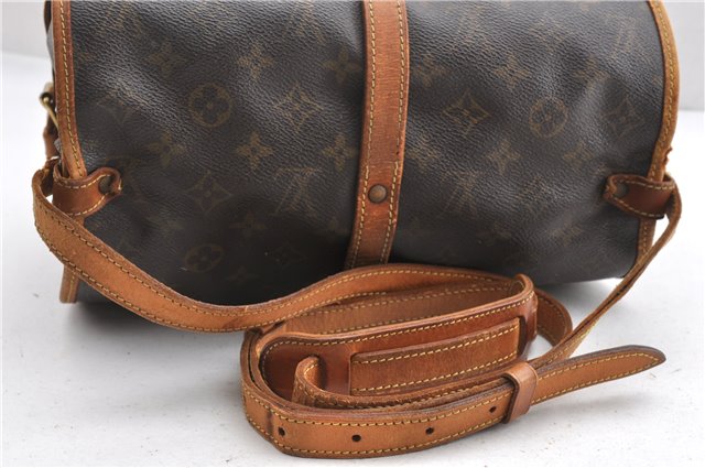 Authentic Louis Vuitton Monogram Saumur 30 Shoulder Cross Bag M42256 LV 8261F