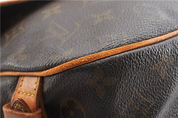 Authentic Louis Vuitton Monogram Saumur 30 Shoulder Cross Bag M42256 LV 8261F