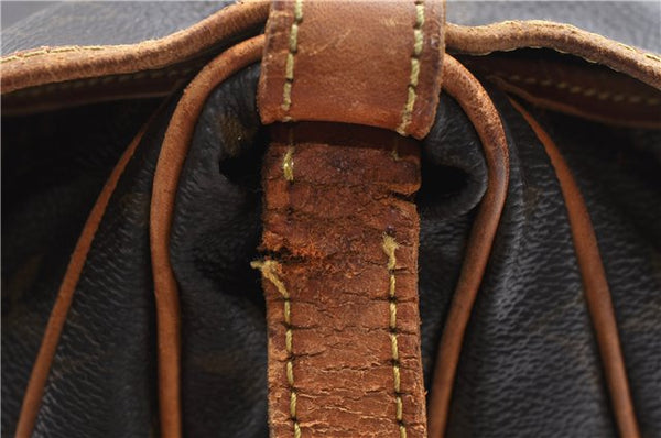 Authentic Louis Vuitton Monogram Saumur 30 Shoulder Cross Bag M42256 LV 8261F