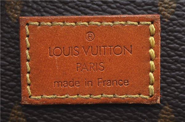 Authentic Louis Vuitton Monogram Saumur 30 Shoulder Cross Bag M42256 LV 8261F