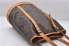 Authentic LOUIS VUITTON Monogram Bucket GM Shoulder Bag M42236 LV Junk 8262C