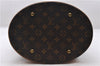 Authentic LOUIS VUITTON Monogram Bucket GM Shoulder Bag M42236 LV Junk 8262C
