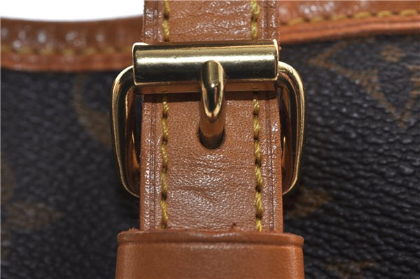 Authentic LOUIS VUITTON Monogram Bucket GM Shoulder Bag M42236 LV Junk 8262C