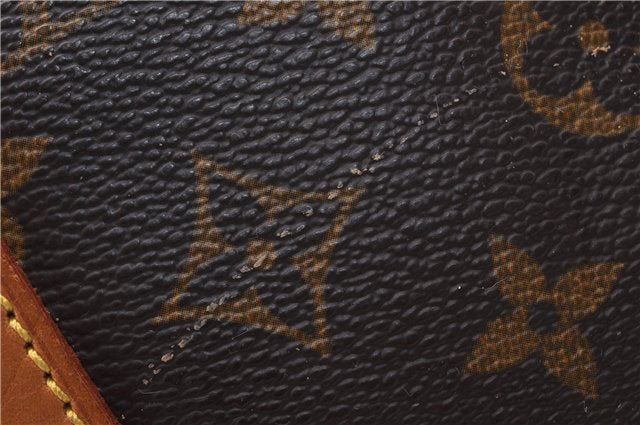 Authentic LOUIS VUITTON Monogram Bucket GM Shoulder Bag M42236 LV Junk 8262C