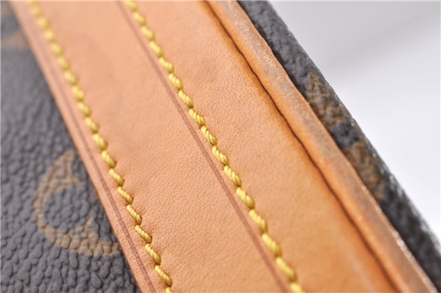 Authentic LOUIS VUITTON Monogram Bucket GM Shoulder Bag M42236 LV Junk 8262C