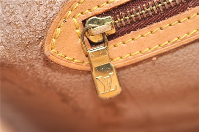 Authentic LOUIS VUITTON Monogram Bucket GM Shoulder Bag M42236 LV Junk 8262C