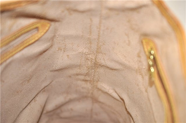 Authentic LOUIS VUITTON Monogram Bucket GM Shoulder Bag M42236 LV Junk 8262C