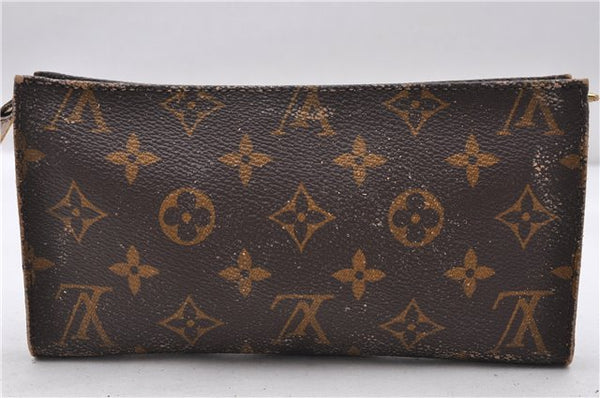 Authentic LOUIS VUITTON Monogram Bucket GM Shoulder Bag M42236 LV Junk 8262C