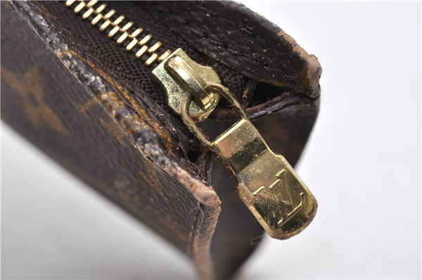 Authentic LOUIS VUITTON Monogram Bucket GM Shoulder Bag M42236 LV Junk 8262C