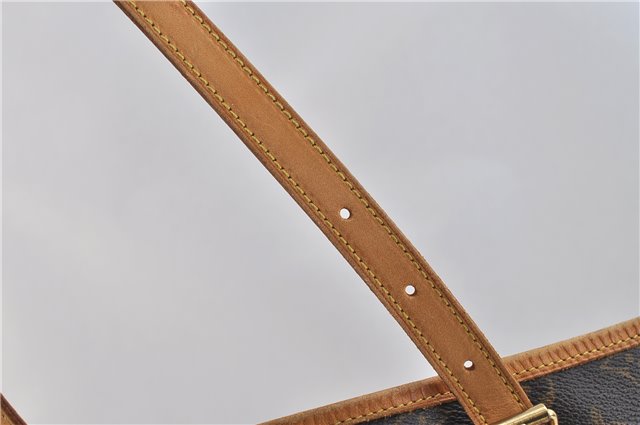 Authentic LOUIS VUITTON Monogram Bucket GM Shoulder Bag M42236 LV Junk 8263C