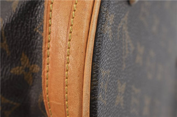 Authentic LOUIS VUITTON Monogram Bucket GM Shoulder Bag M42236 LV Junk 8263C