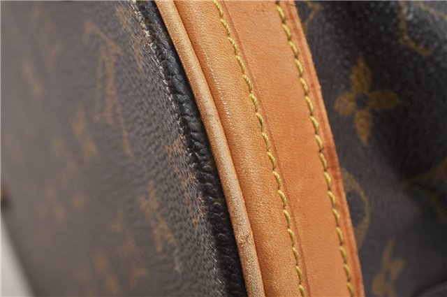 Authentic LOUIS VUITTON Monogram Bucket GM Shoulder Bag M42236 LV Junk 8263C