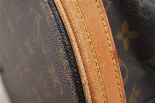 Authentic LOUIS VUITTON Monogram Bucket GM Shoulder Bag M42236 LV Junk 8263C