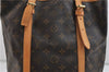 Authentic LOUIS VUITTON Monogram Bucket GM Shoulder Bag M42236 LV Junk 8263C