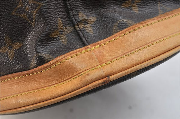 Authentic LOUIS VUITTON Monogram Bucket GM Shoulder Bag M42236 LV Junk 8263C