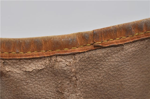 Authentic LOUIS VUITTON Monogram Bucket GM Shoulder Bag M42236 LV Junk 8263C