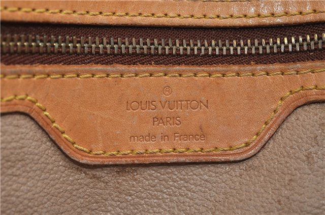 Authentic LOUIS VUITTON Monogram Bucket GM Shoulder Bag M42236 LV Junk 8263C