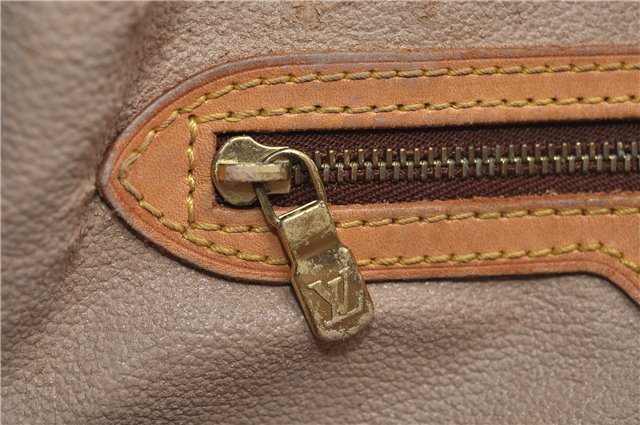 Authentic LOUIS VUITTON Monogram Bucket GM Shoulder Bag M42236 LV Junk 8263C