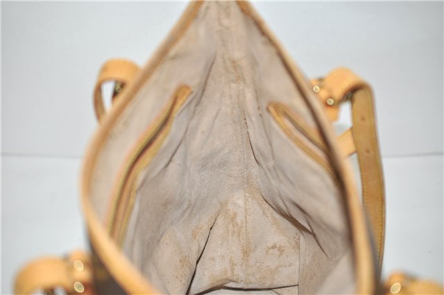 Authentic LOUIS VUITTON Monogram Bucket GM Shoulder Bag M42236 LV Junk 8263C
