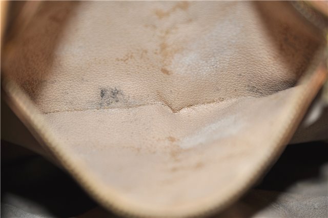 Authentic LOUIS VUITTON Monogram Bucket GM Shoulder Bag M42236 LV Junk 8263C