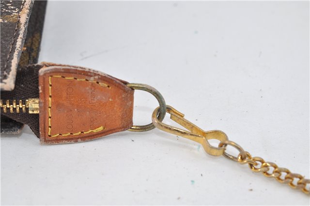 Authentic LOUIS VUITTON Monogram Bucket GM Shoulder Bag M42236 LV Junk 8263C