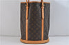 Authentic LOUIS VUITTON Monogram Bucket GM Shoulder Bag M42236 LV Junk 8264C