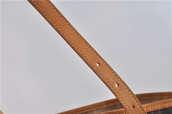 Authentic LOUIS VUITTON Monogram Bucket GM Shoulder Bag M42236 LV Junk 8264C