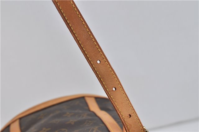 Authentic LOUIS VUITTON Monogram Bucket GM Shoulder Bag M42236 LV Junk 8264C