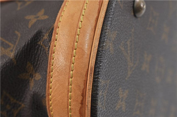 Authentic LOUIS VUITTON Monogram Bucket GM Shoulder Bag M42236 LV Junk 8264C