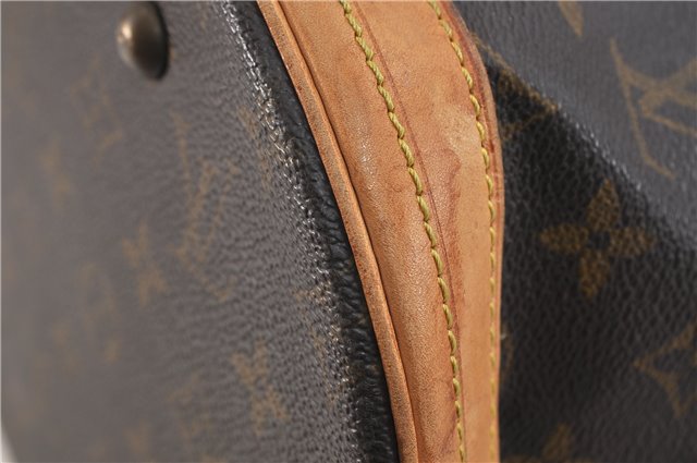 Authentic LOUIS VUITTON Monogram Bucket GM Shoulder Bag M42236 LV Junk 8264C