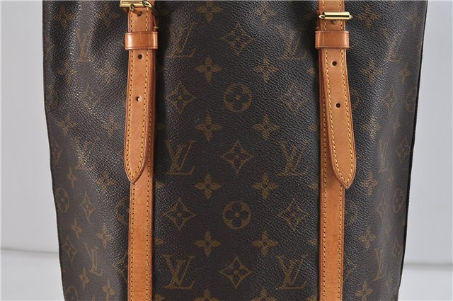 Authentic LOUIS VUITTON Monogram Bucket GM Shoulder Bag M42236 LV Junk 8264C