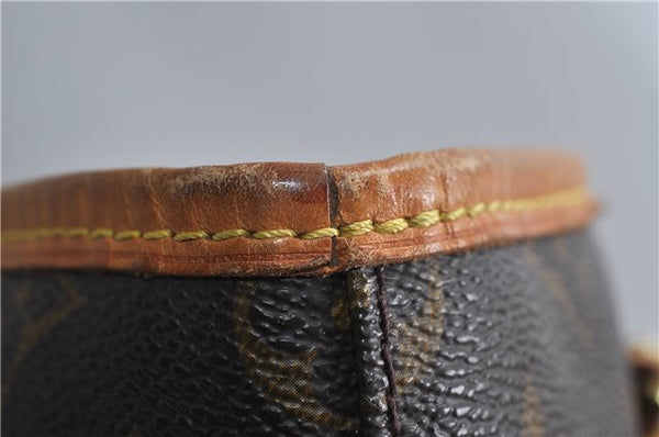 Authentic LOUIS VUITTON Monogram Bucket GM Shoulder Bag M42236 LV Junk 8264C