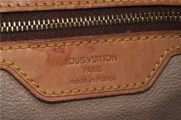Authentic LOUIS VUITTON Monogram Bucket GM Shoulder Bag M42236 LV Junk 8264C