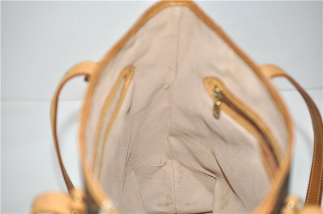 Authentic LOUIS VUITTON Monogram Bucket GM Shoulder Bag M42236 LV Junk 8264C