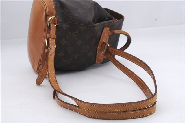 Authentic Louis Vuitton Monogram Montsouris PM Backpack M51137 LV 8264D