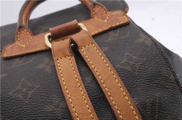 Authentic Louis Vuitton Monogram Montsouris PM Backpack M51137 LV 8264D