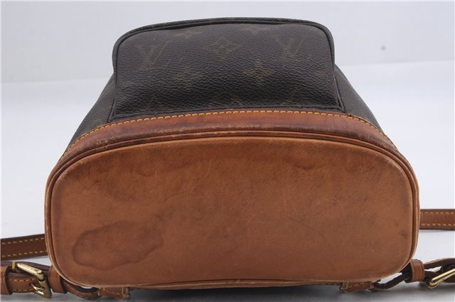 Authentic Louis Vuitton Monogram Montsouris PM Backpack M51137 LV 8264D