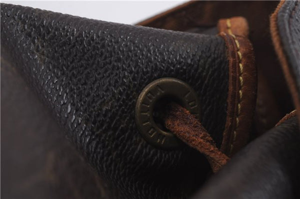 Authentic Louis Vuitton Monogram Montsouris PM Backpack M51137 LV 8264D